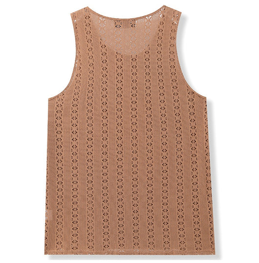 Chaleco Suelto Cuello Redondo Estilo Playa Casual - Image 10