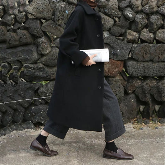 Abrigo de Lana Midi para Mujer - Otoño e Invierno - Image 10