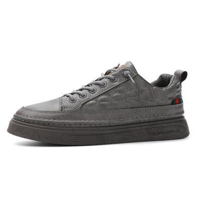 Tenis Skate Bajo Estampado Versátil para Hombre - Image 9