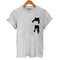 Playera de Gato de Manga Corta