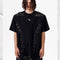 Kids' Short Sleeve T-Shirt with Padded Shoulders and Stitching Details