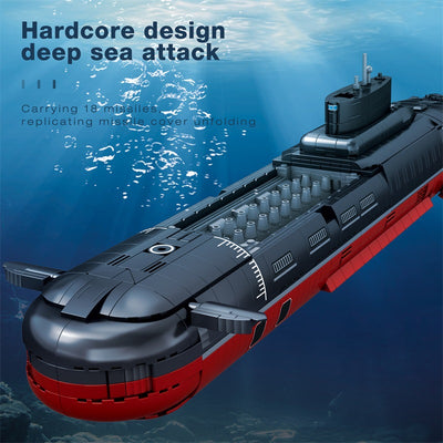 Submarino Typhoon Militar - Bloques de Construcción Educativos - Image 3