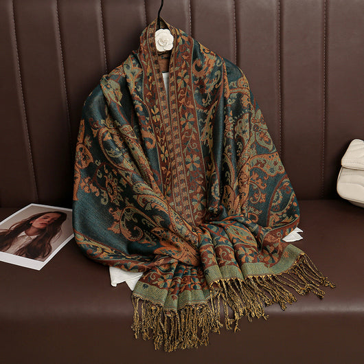 Chal Jacquard para Mujer - Ligero y Versátil para Primavera y Verano - Image 12