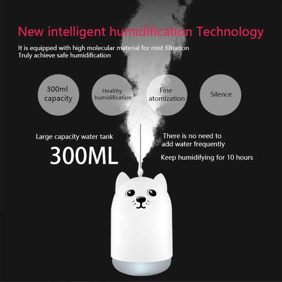 Humidificador Portátil con Aromaterapia por Atomización