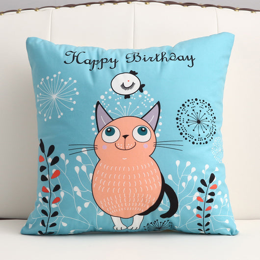 Almohada de Peluche Corto con Diseño de Caricatura - Image 12