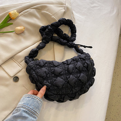 Bolso Bandolera Plisado Cloud - Versátil y Elegante para Todos tus Estilos - Image 12