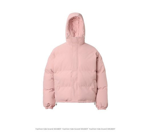 Chamarra Hoodie de Algodón Liso Estilo Americano - Image 20