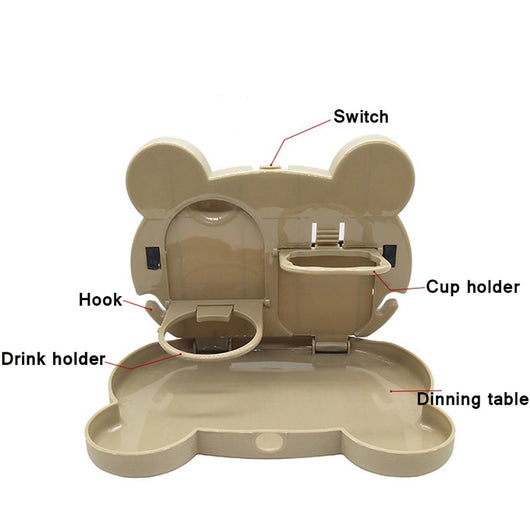 Bandeja Organizadora para Asiento de Auto con Almacenamiento - Mesa Portátil Infantil - Image 5
