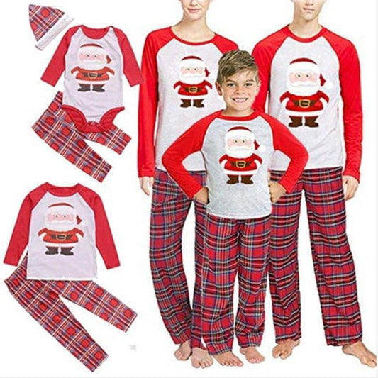 Pijamas Navideños Familiares a Juego con Diseño de Dibujos Animados - Image 2