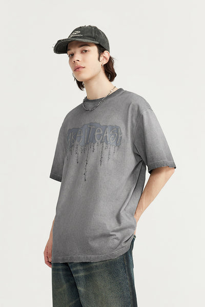 Camiseta Hombre Estilo Vintage con Estampado Silicon Lavado - Image 10