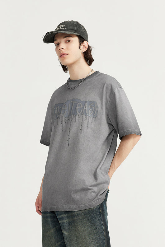 Camiseta Hombre Estilo Vintage con Estampado Silicon Lavado - Image 10