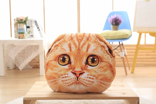 Almohada Gato Peluche 40-50cm | Cojín Coche y Sofá Adorable - Image 4