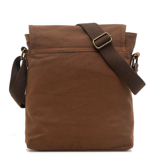 Bolsa de Lona Retro Crossbody Unisex - Bolsa de Hombro Vertical - Image 4