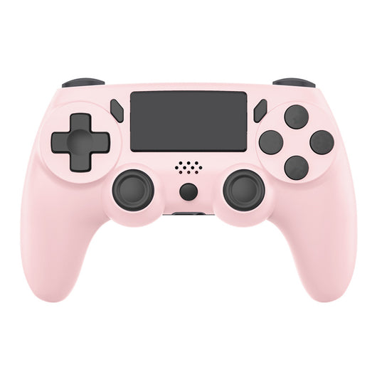 Red game controller with black buttons, D-pad, and dual analog sticks for P4 host gaming. - Image 8
