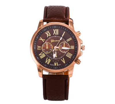 Reloj Geneva Retro de Tres Esferas - Unisex Cuarzo Tendencia - Image 6