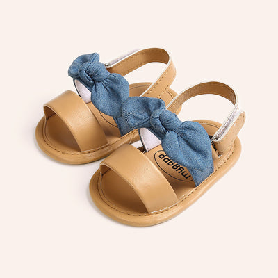 Sandalias para bebé con moño suave y suela antideslizante - Image 14