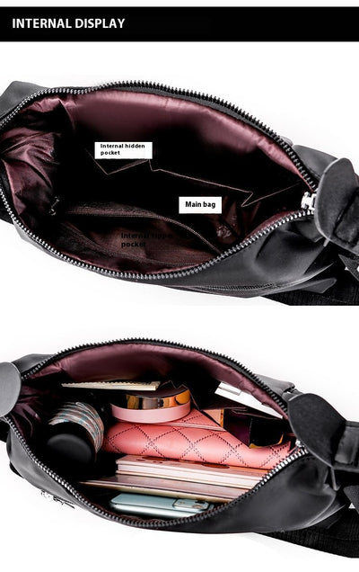 Bolso Bandolera Oxford para Mujer - Elegancia Minimalista y Funcional - Image 33