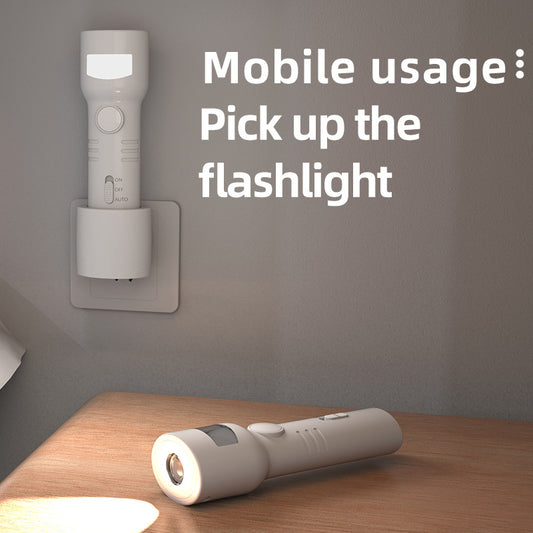 Lámpara LED Inductiva Recargable con Linterna para Caminantes - Image 2
