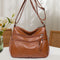 Bolso Bandolera de Cuero Suave para Mujer con Múltiples Compartimentos