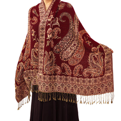 Poncho Bohemio Étnico Jacquard - Estilo Retro Nacional - Image 6