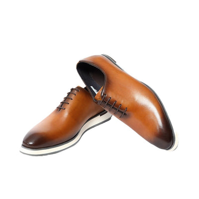 Zapatos Oxford de Cuero Genuino Fabricados a Mano - Elegancia Profesional para Hombres - Image 5