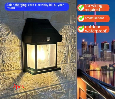 Lámpara Solar de Pared para Jardín con Sensor de Movimiento - Resistente al Agua - Image 19