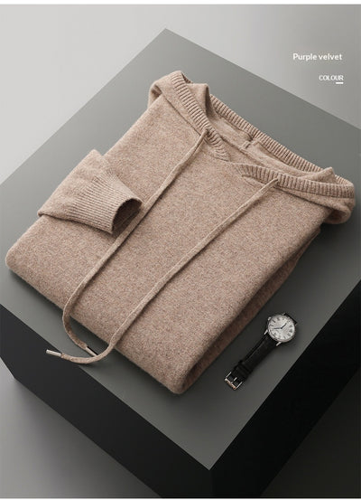 Sudadera Hoodie de Cashmere para Hombre - Diseño Oversize Otoño Invierno - Image 16