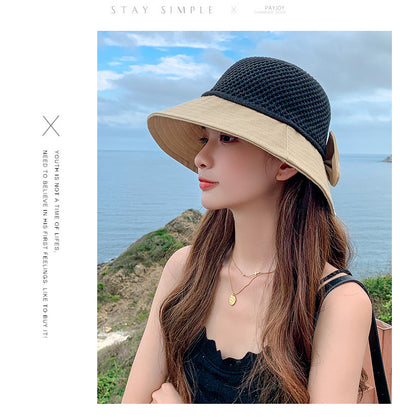 Gorro de Sol para Mujer con Malla Transpirable y Moño - Image 16