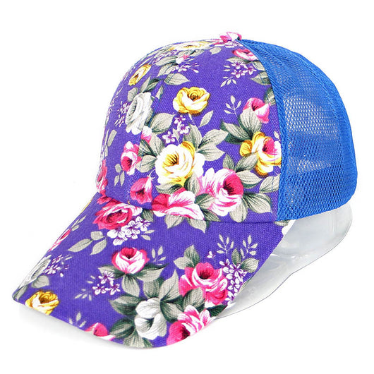 Gorra de Béisbol Floral para Mujer con Red Abierta - Image 13