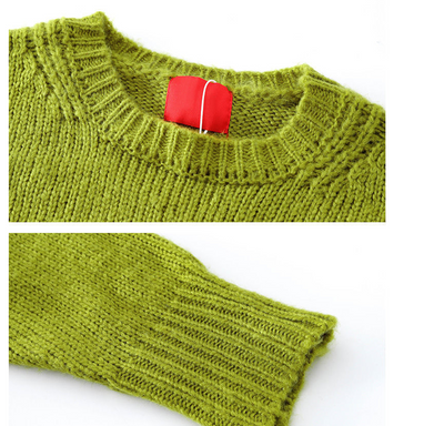 Suéter Holgado de Punto Liso para Niños Grandes - Image 13