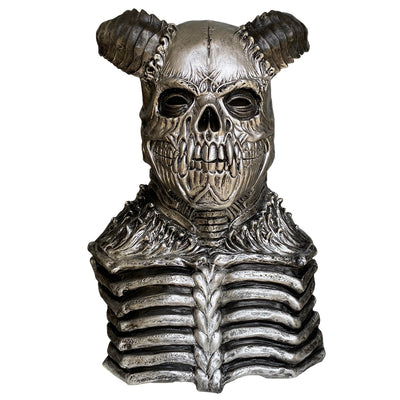 Máscara de Látex Calavera Demonio con Cuernos - Diseño Horror Oscuro - Image 2