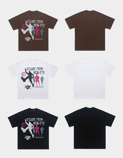 Camiseta Estampada de Algodón Doble Hilo - Diseño Trendy de Manga Corta - Image 14