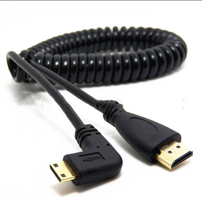 Cable HDMI Mini Acodado con Resorte - Versión 1.4 Full HD 4K - Image 5