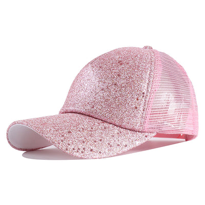 Gorra de Béisbol Fluorescente con Lentejuelas y Protección Solar - Image 3