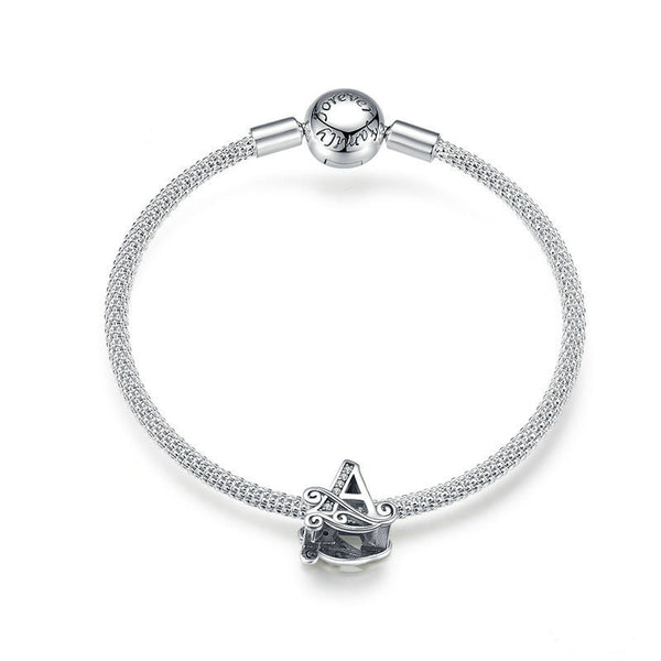 Pulsera de Plata Esterlina con Letras Personalizadas