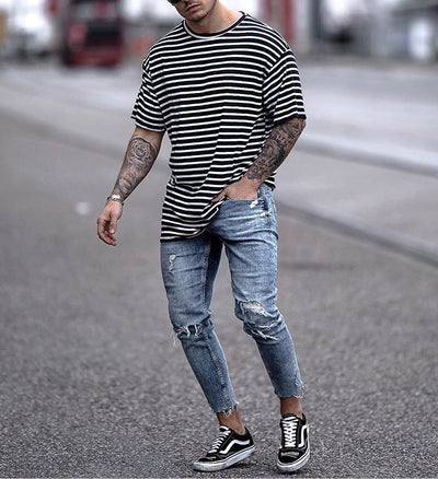 Jeans para Hombre con Rotos Modernos - Image 3