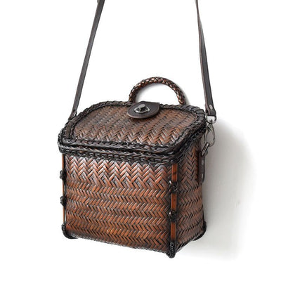Mochila de Viaje Retro en Cuero Genuino - Gran Capacidad - Image 3