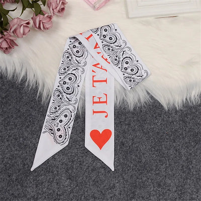 Pañuelo de Seda Estampado para Mujer - Accesorio Versátil Twill - Image 10