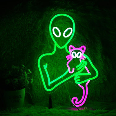Letras Decorativas Neón Alien en Inglés - Image 12