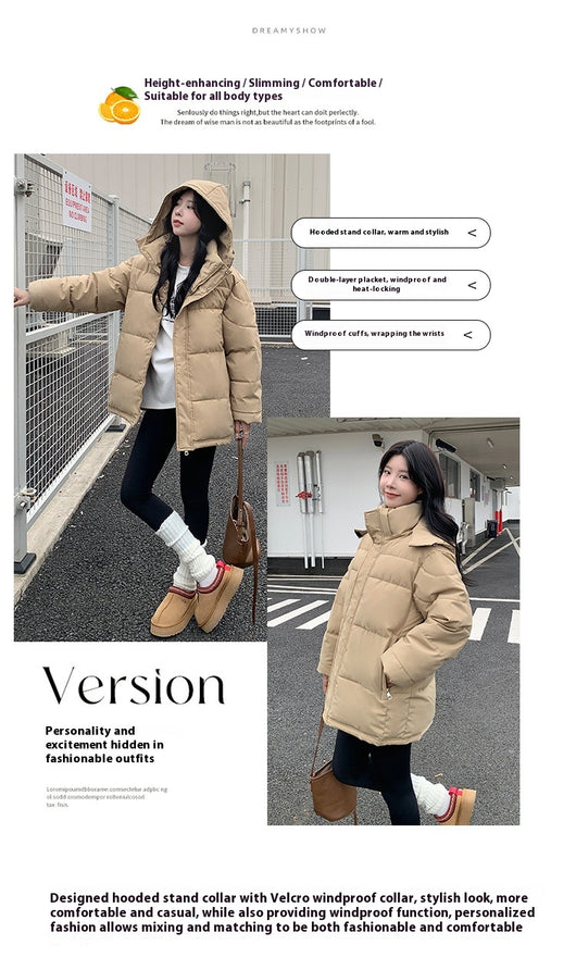 Chaqueta Acolchada Corta para Mujer con Capucha - Impermeable y Térmica - Image 13