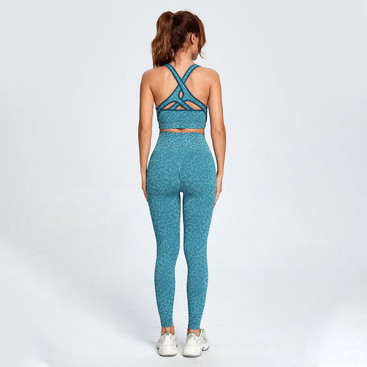 Conjunto Deportivo Realzador con Pantalón de Cintura Alta y Sujetador Elástico - Image 7