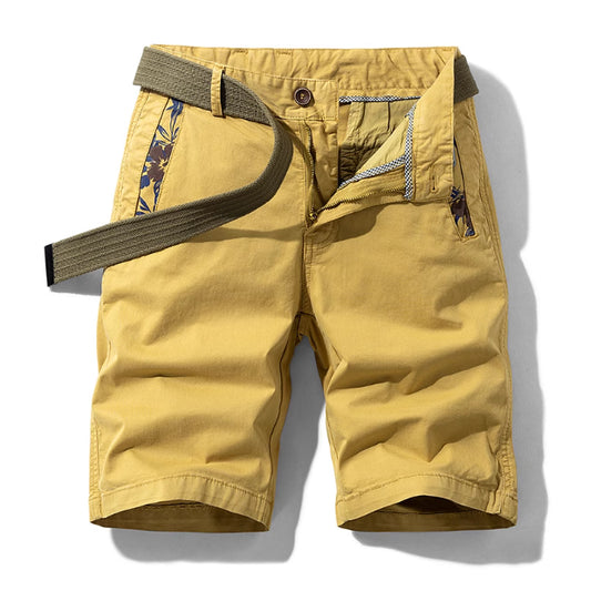 Pantalones Rectos Sueltos de Algodón Puro para Verano