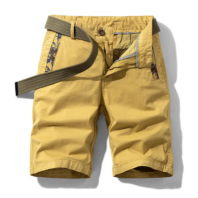 Pantalones Rectos Sueltos de Algodón Puro para Verano