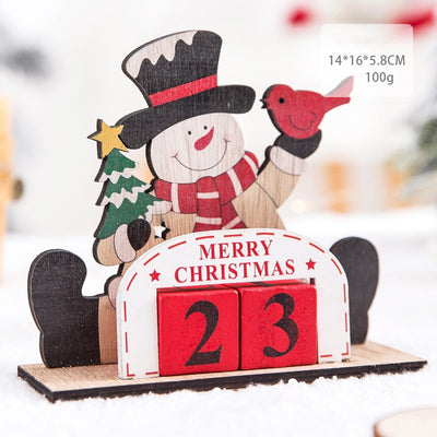 Calendario de Adviento con Escenas Navideñas Decorativas - Image 5