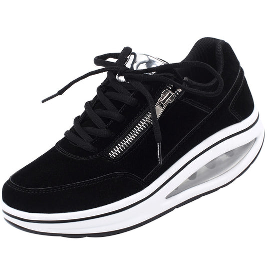 Tenis para Mamá con Suela Gruesa y Movimiento Mecedora