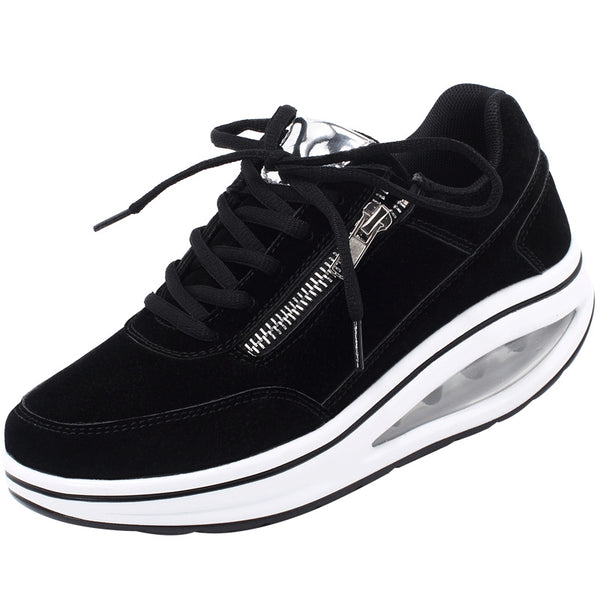 Tenis para Mamá con Suela Gruesa y Movimiento Mecedora