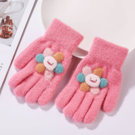 Guantes Infantiles de Invierno Suave Cobertura Total Diseño Adorable - Image 2