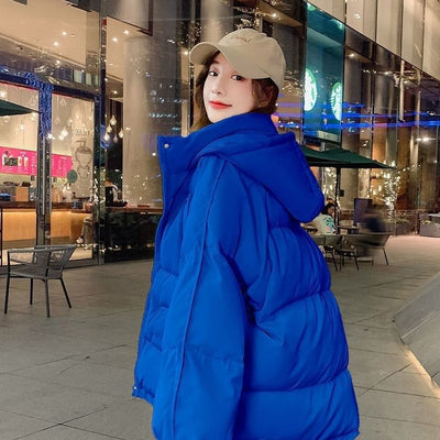 Abrigo Acolchado Estilo Coreano Suelto para Otoño Invierno - Image 7
