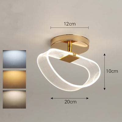 Lámpara de Techo Minimalista Luxury con Guía de Línea para Porche - Image 9
