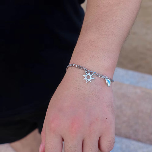 Pulseras Magnéticas Sol y Luna para Parejas - Acero Inoxidable, Regalos Día de Enamorados - Image 6
